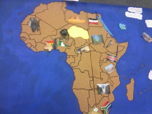 The map the children helped make
